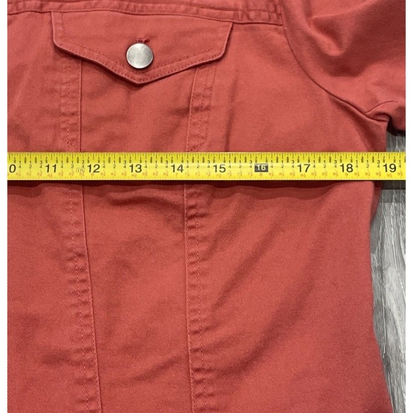 Pendleton Woolen Mills Orange Button Front Long Sleeve Casual Jacket Women's PL - Picture 3 of 7